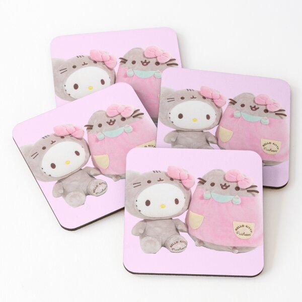 Item preview, Pusheen + Hello Kitty without text!! designed and sold by PLANET-VEE.