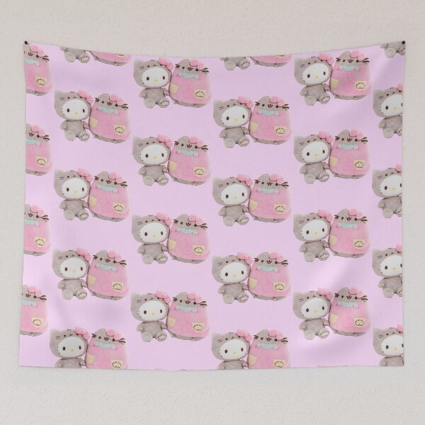 Item preview, Pusheen + Hello Kitty without text!! designed and sold by PLANET-VEE.