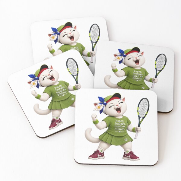 Item preview, Tennis player cat designed and sold by SHARAMDARA.