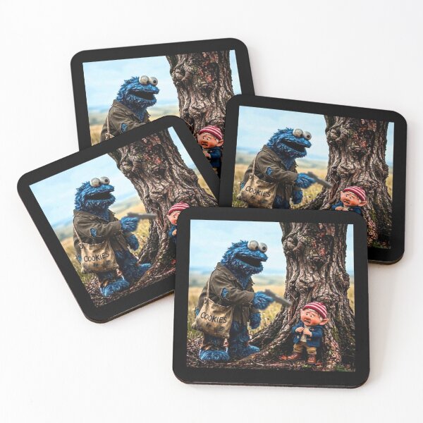 Item preview, Funny-Blue-Monster-Robbing Funny Cookie Parody designed and sold by lisdgoncalves.