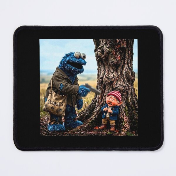 Item preview, Funny-Blue-Monster-Robbing Funny Cookie Parody designed and sold by lisdgoncalves.