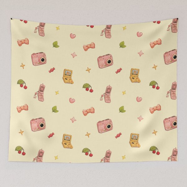 Item preview, 90s Retro Gadgets and Cute Kitsch Pattern 7 designed and sold by SimplePoDesign.
