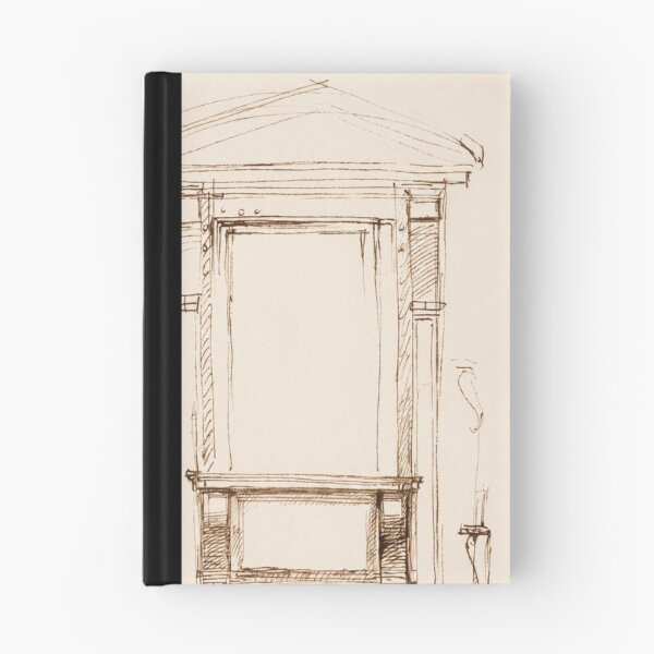 Item preview, Renaissance Architectural Doorway Ink Study designed and sold by artofuniverse.