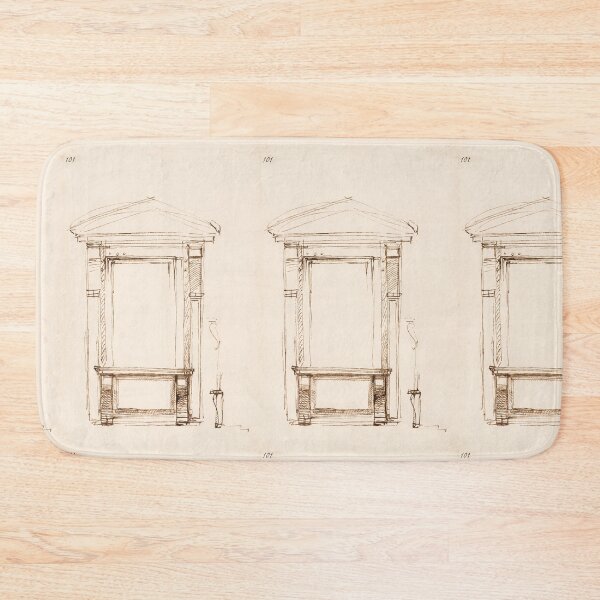 Item preview, Renaissance Architectural Doorway Ink Study designed and sold by artofuniverse.