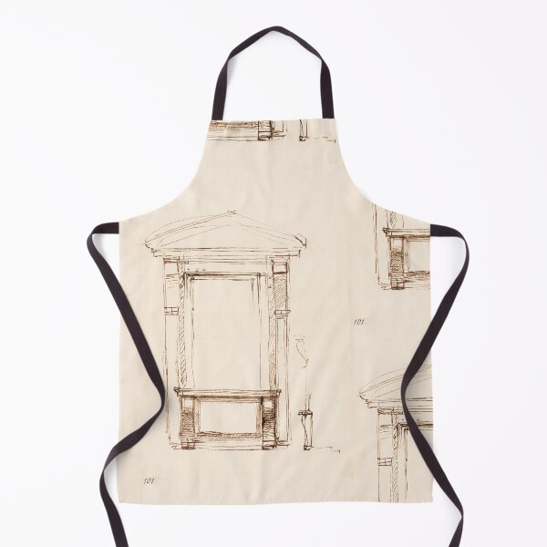 Item preview, Renaissance Architectural Doorway Ink Study designed and sold by artofuniverse.