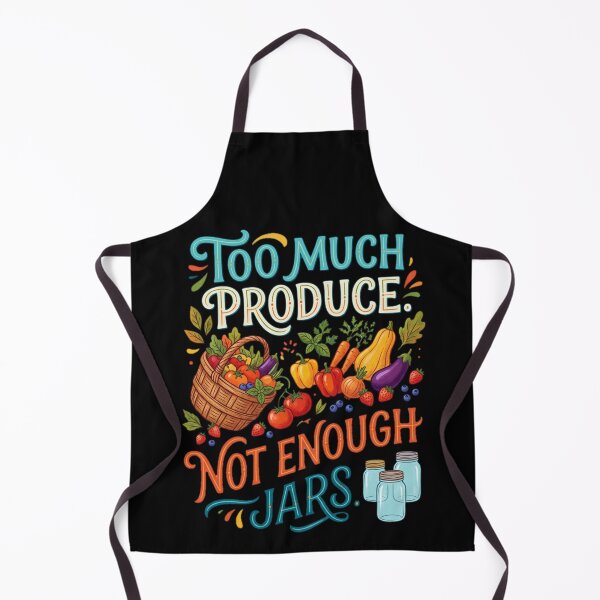 Item preview, Too Much Produce Not Enough Jars Funny Canning designed and sold by PunchDrop.