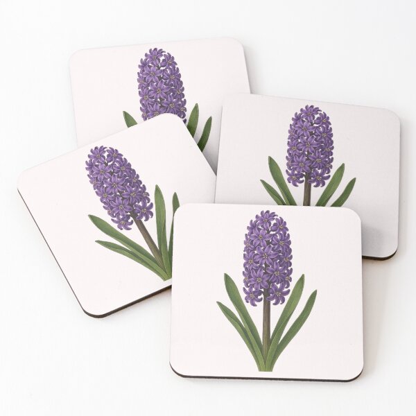 Item preview, Detailed Purple Hyacinth Flower Botanical Vintage designed and sold by lisdgoncalves.