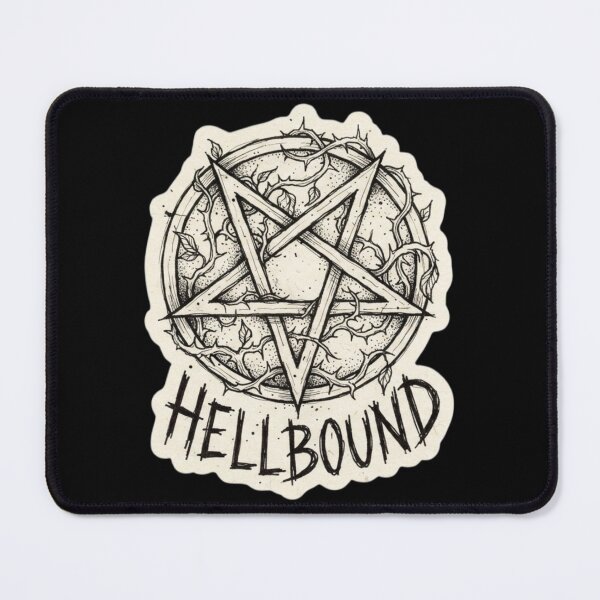 Item preview, Hellbound Pentagram Thorn Vine Gothic Occult Symbol Dark Art designed and sold by SipWithStyleArt.