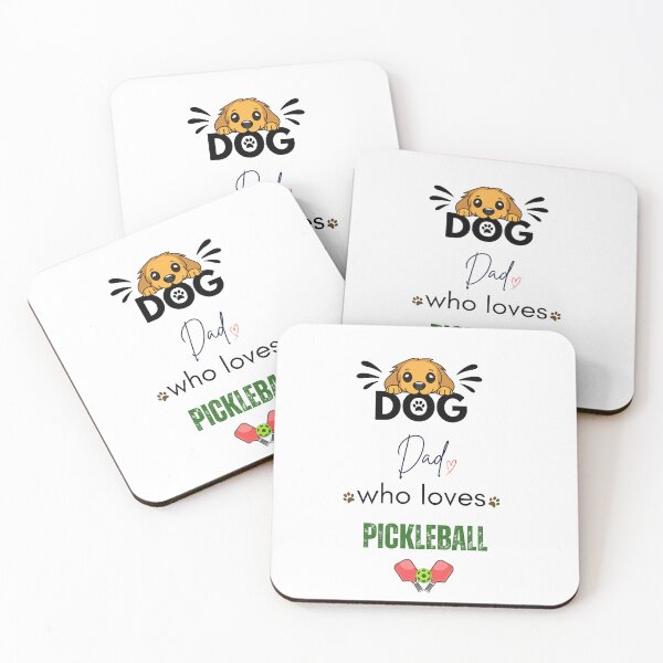 Item preview, Dog Dad Who Loves Pickleball designed and sold by PawFitt.