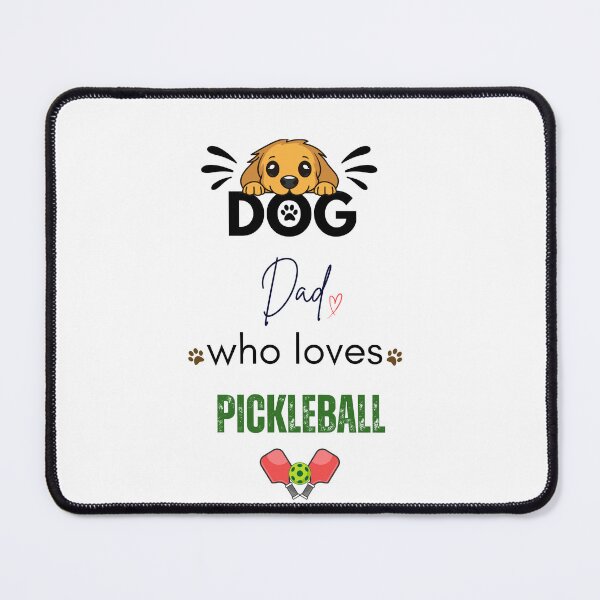 Item preview, Dog Dad Who Loves Pickleball designed and sold by PawFitt.