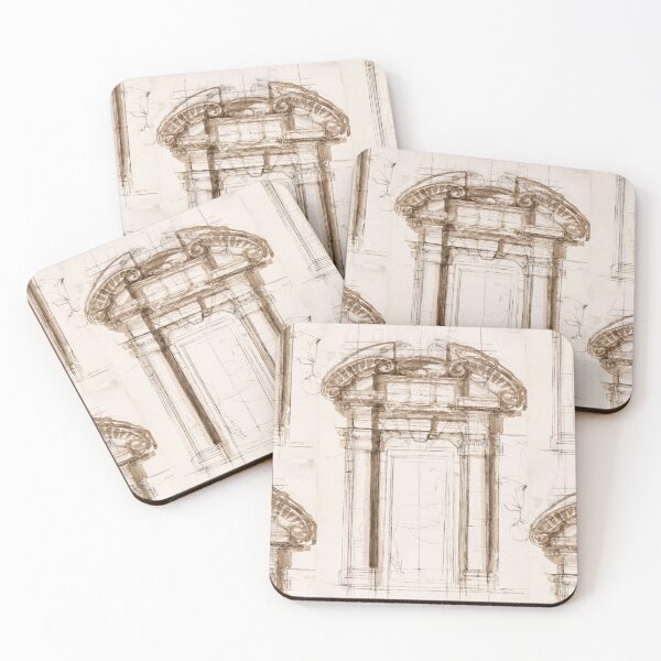 Item preview, Renaissance Doorway Architectural Study Sketch designed and sold by artofuniverse.