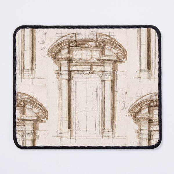 Item preview, Renaissance Doorway Architectural Study Sketch designed and sold by artofuniverse.