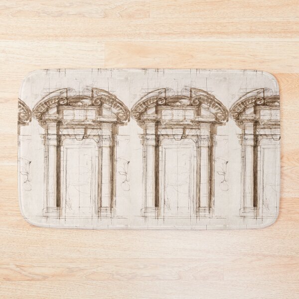 Item preview, Renaissance Doorway Architectural Study Sketch designed and sold by artofuniverse.