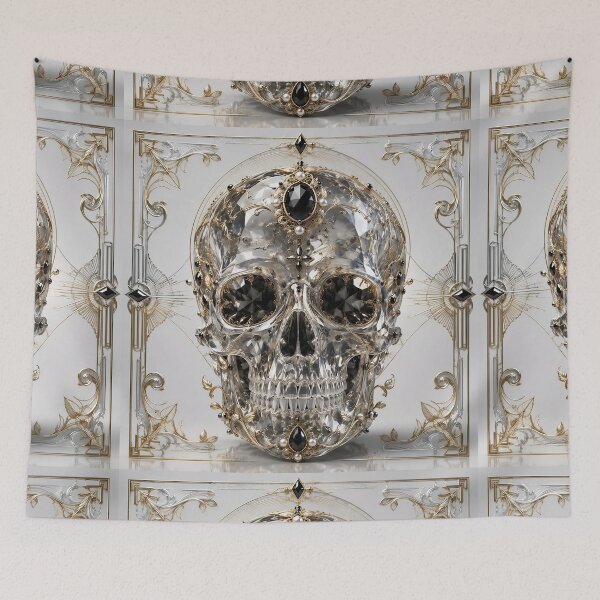 Item preview, Luxury Crystal Skull Art Nouveau designed and sold by Adisak-designs.