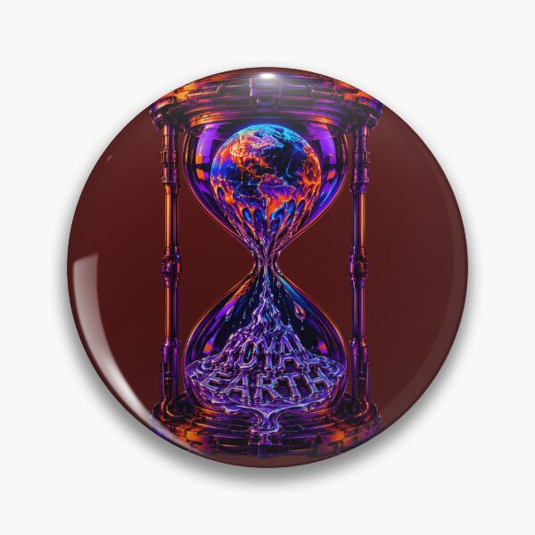 Item preview, Royal Earth Psychedelic Hourglass Space Art designed and sold by RoyalEarthstore.