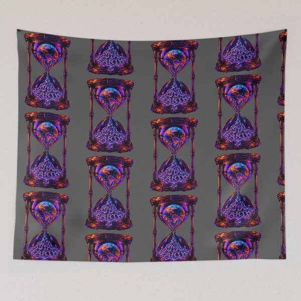 Item preview, Royal Earth Psychedelic Hourglass Space Art designed and sold by RoyalEarthstore.