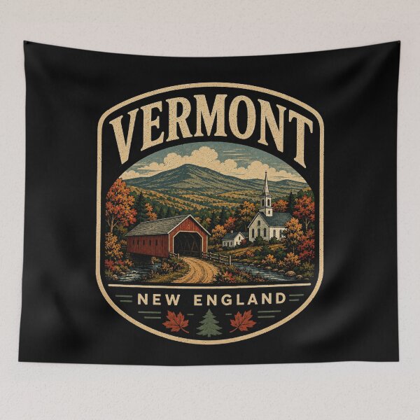 Item preview, Vermont - New England - USA designed and sold by GoodOldVintage.