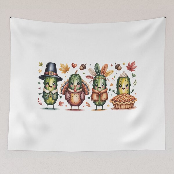 Item preview, Thanksgiving Cactus Characters designed and sold by jkrphoto.