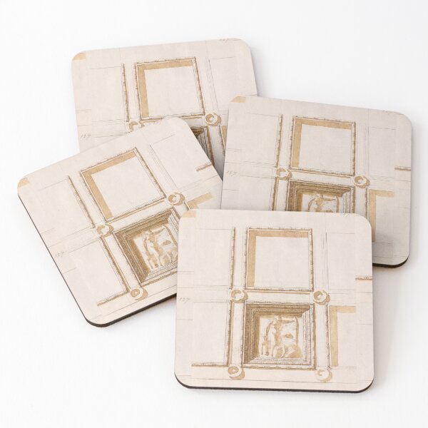 Item preview, Renaissance Coffered Ceiling Panel Study designed and sold by artofuniverse.