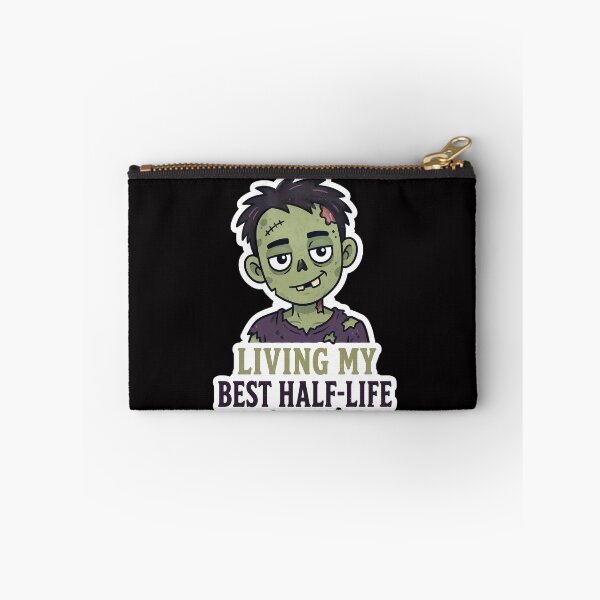 Item preview, Halloween - Living My Best Half-Life Zombie designed and sold by Presents For The Dead.