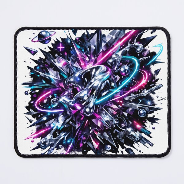 Item preview, Neon Chaos Burst – Crazy Futuristic Abstract Design designed and sold by moditeck.