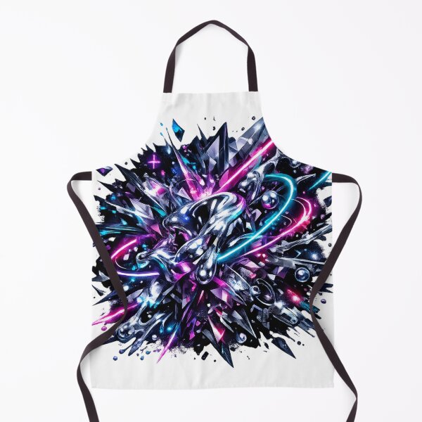 Item preview, Neon Chaos Burst – Crazy Futuristic Abstract Design designed and sold by moditeck.