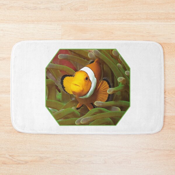 Item preview, Geometric Clownfish Octagon * Graphic Underwater Art |  designed and sold by Photo & Design Ute Niemann.