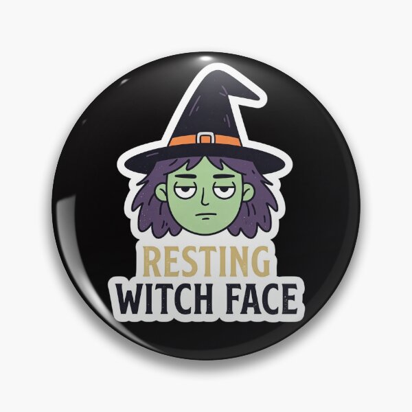 Item preview, Halloween - Resting Witch Face designed and sold by Presents For The Dead.