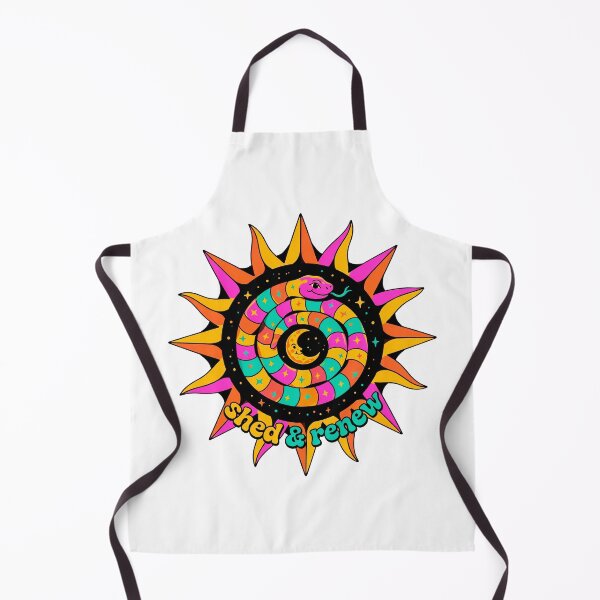 Item preview, Psychedelic Cosmic Snake Sun and Moon designed and sold by AliveStyle.