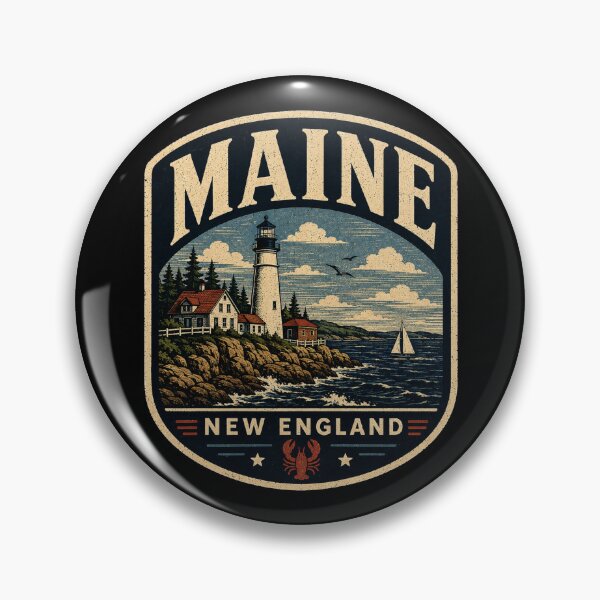 Item preview, Maine - New England - USA designed and sold by GoodOldVintage.