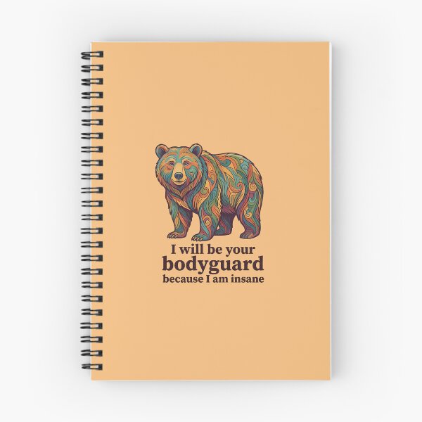 Item preview, I will be your bodyguard because I am insane - A colorful bear designed and sold by ParadoxParadox.