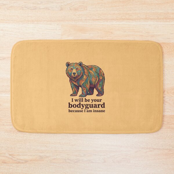 Item preview, I will be your bodyguard because I am insane - A colorful bear designed and sold by ParadoxParadox.