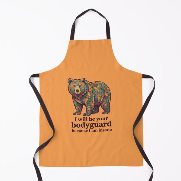 Item preview, I will be your bodyguard because I am insane - A colorful bear designed and sold by ParadoxParadox.