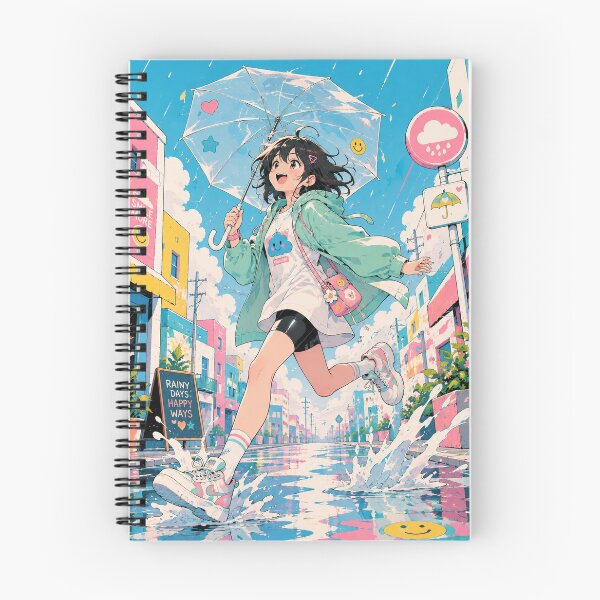 Item preview, A cheerful rainy day in pastel colors designed and sold by Kinnleee.