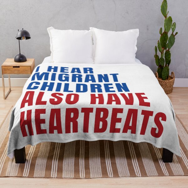 Item preview, I Hear Migrant Children Also Have Heartbeats, Political Human, Abortion Ban Protest, Women's Rights, Human Rights designed and sold by Cchotlan.