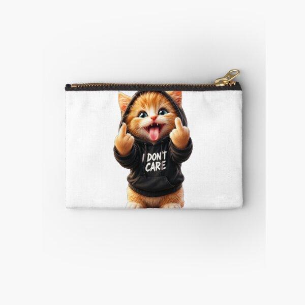 Item preview, Not My Problem Funny Cat Sticker – Middle Finger Kitten I Don't Care Sarcastic Gift designed and sold by IMOBILYARI VibeCore.