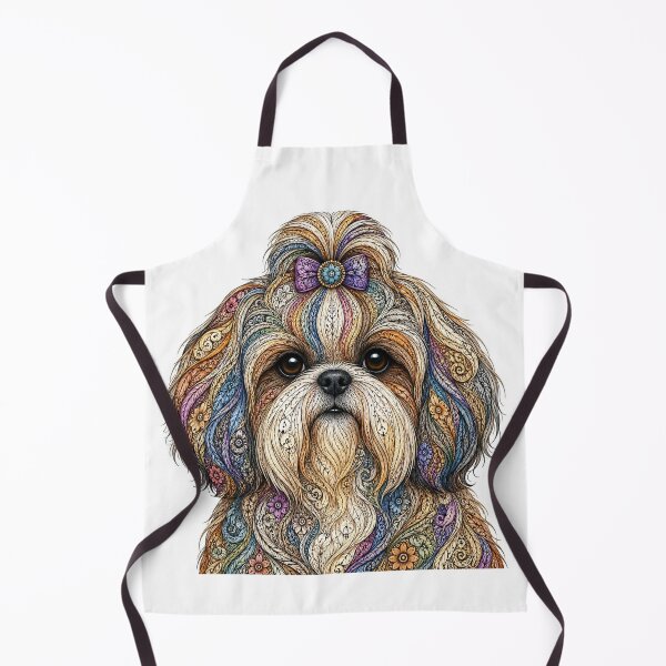 Item preview, Colorful Shih Tzu designed and sold by PaintedbyCarol.
