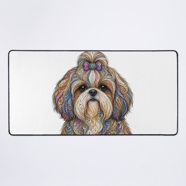 Item preview, Colorful Shih Tzu designed and sold by PaintedbyCarol.