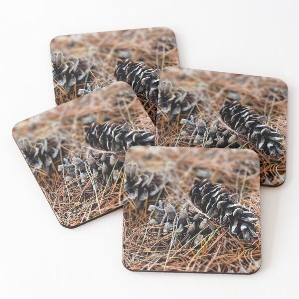 Item preview, Pine Cones on Forest Floor Photo designed and sold by NikaNavi.