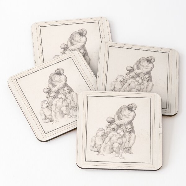 Item preview, Group of Figures with Skull and Death designed and sold by artofuniverse.