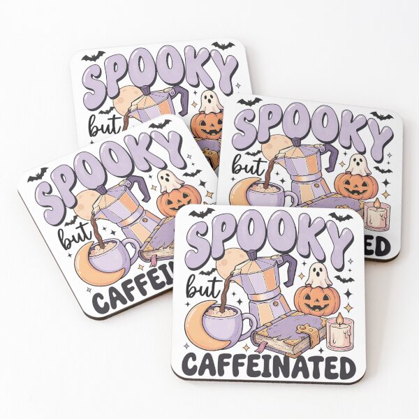 Item preview, Spooky Caffeinated Halloween Coffee Lover Witch Moka Pot Pumpkin Ghost Autumn Funny Halloween designed and sold by conggamenhatvip.