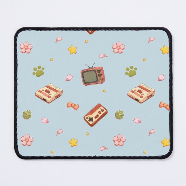 Item preview, Retro Gaming and Vintage Electronics Pattern 5 designed and sold by SimplePoDesign.