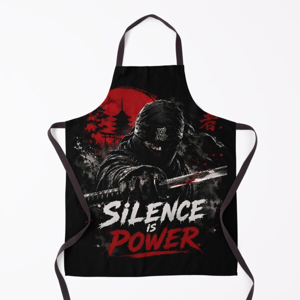 Item preview, Ninja Warrior Silence Is Power designed and sold by Amr Siam.
