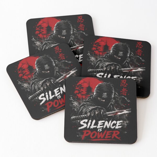 Item preview, Ninja Warrior Silence Is Power designed and sold by Amr Siam.