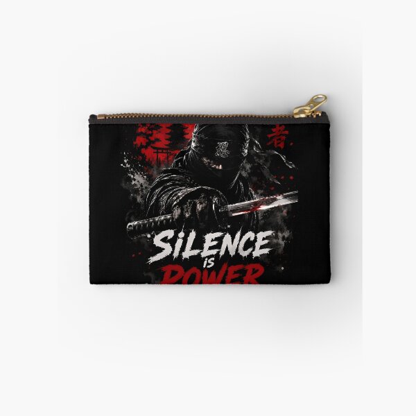 Item preview, Ninja Warrior Silence Is Power designed and sold by Amr Siam.