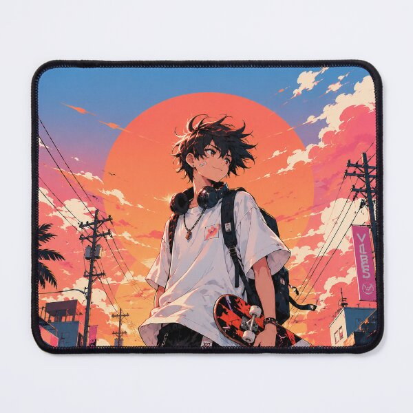 Item preview, Skaters in a luminous sunset designed and sold by Kinnleee.