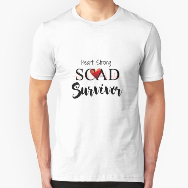 SCAD Heart Survivor Awareness Women Slim Fit T-Shirt