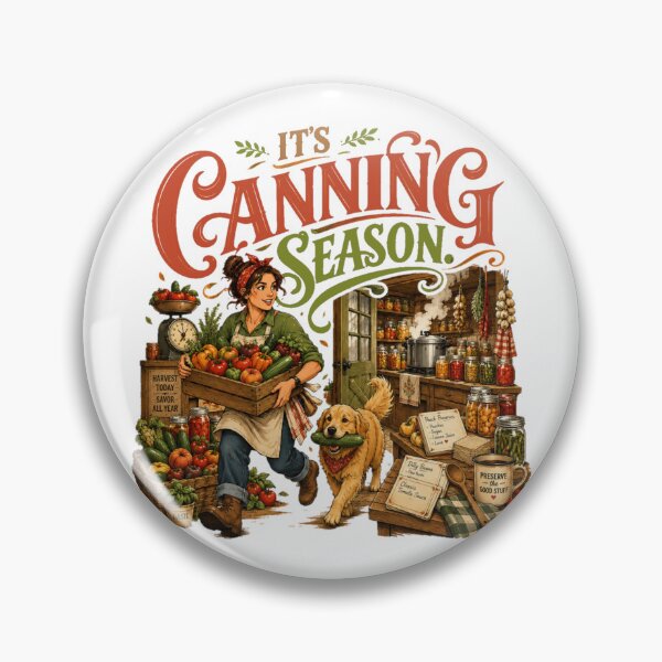 Item preview, Canning Season Farmhouse Harvest Preservation designed and sold by PunchDrop.