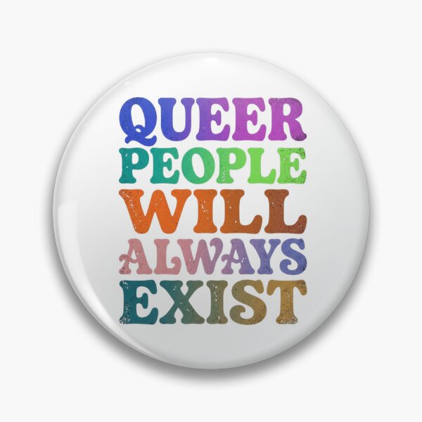 Item preview, Queer People Will Always Exist Retro Typography Pride Art Print and Inspirational LGBTQ designed and sold by raedattia.