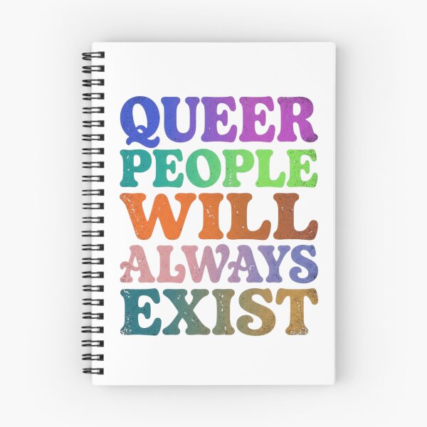 Item preview, Queer People Will Always Exist Retro Typography Pride Art Print and Inspirational LGBTQ designed and sold by raedattia.
